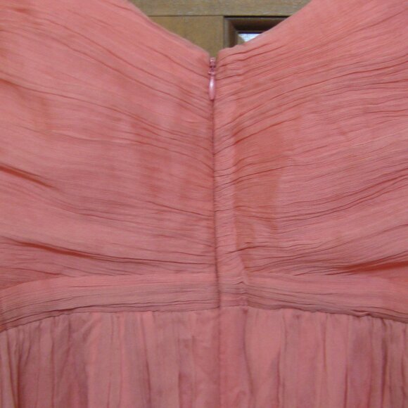 NWT J Crew 100% silk apricot dress - Picture 5 of 5